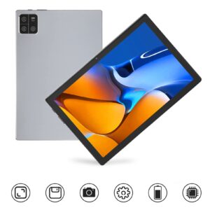 128GB Computer Tablets, 8GB RAM Octa Core CPU, 10inch Android11 Business Tablet PC, 16MP Camera, 8800mAh Battery, 2.4G 5G WiFi Tablet, 4G Network Calling Phone Tablets, Silver