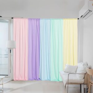 Unicorn Backdrop Pastel Rainbow Backdrop for Girls Birthday Baby Shower Unicorn Theme Party Decorations 10×7ft