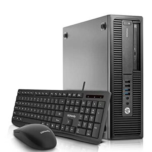 hp elitedesk 800 g1 sff desktop computer pc,i5 small form factor business desk top,16gb ram, 240gb ssd, wifi, keyboard mouse,windows 10 pro 64-bit(renewed)