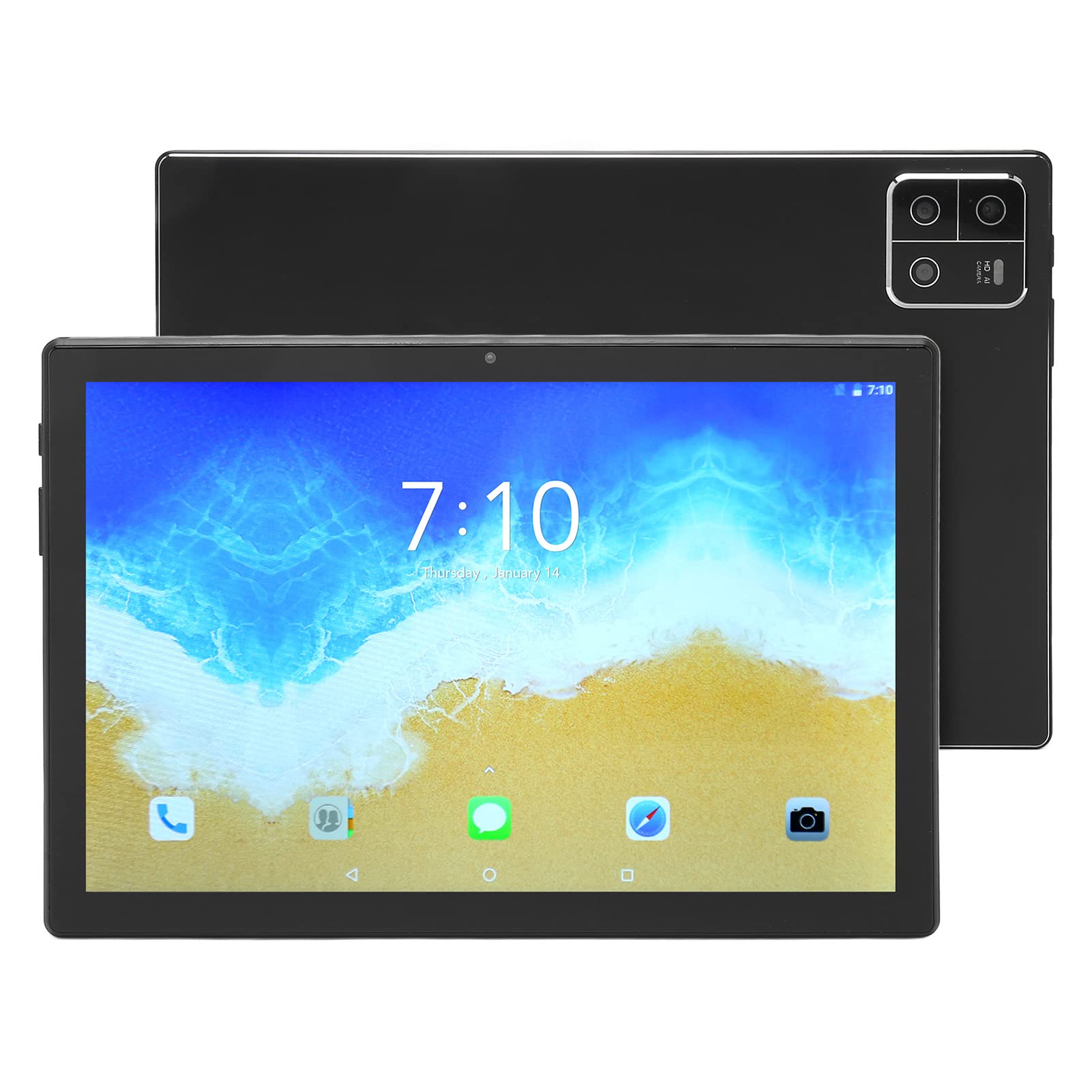 10 Inch Android 11 Tablet, 4G LTE Gaming Tablet, Octa Core Processor, 8GB RAM 128GB ROM, IPS HD Touch Screen, 8MP+16MP Dual Camera, 2.4G/5G WiFi, BT5.0, GMS Certified (Black)