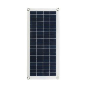 HUIOP Solar Panel Kit,Portable 300W Solar Flexible Panel Kit 12/24V Switch USB Charging Interface Solar Board with Controller Waterproof Solar Cells for Phone RV Car