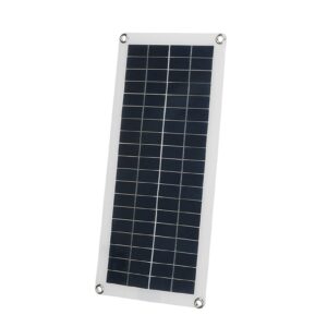 HUIOP Solar Panel Kit,Portable 300W Solar Flexible Panel Kit 12/24V Switch USB Charging Interface Solar Board with Controller Waterproof Solar Cells for Phone RV Car