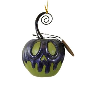 bethany lowe designs - green apple with purple poison ornament mini - la2055