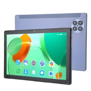10 inch gaming tablet for android 12, 8gb 256gb octa core, 7000mah 5g wifi dual cameras 4g lte calling tablet, for learning, working, office, travel, blue