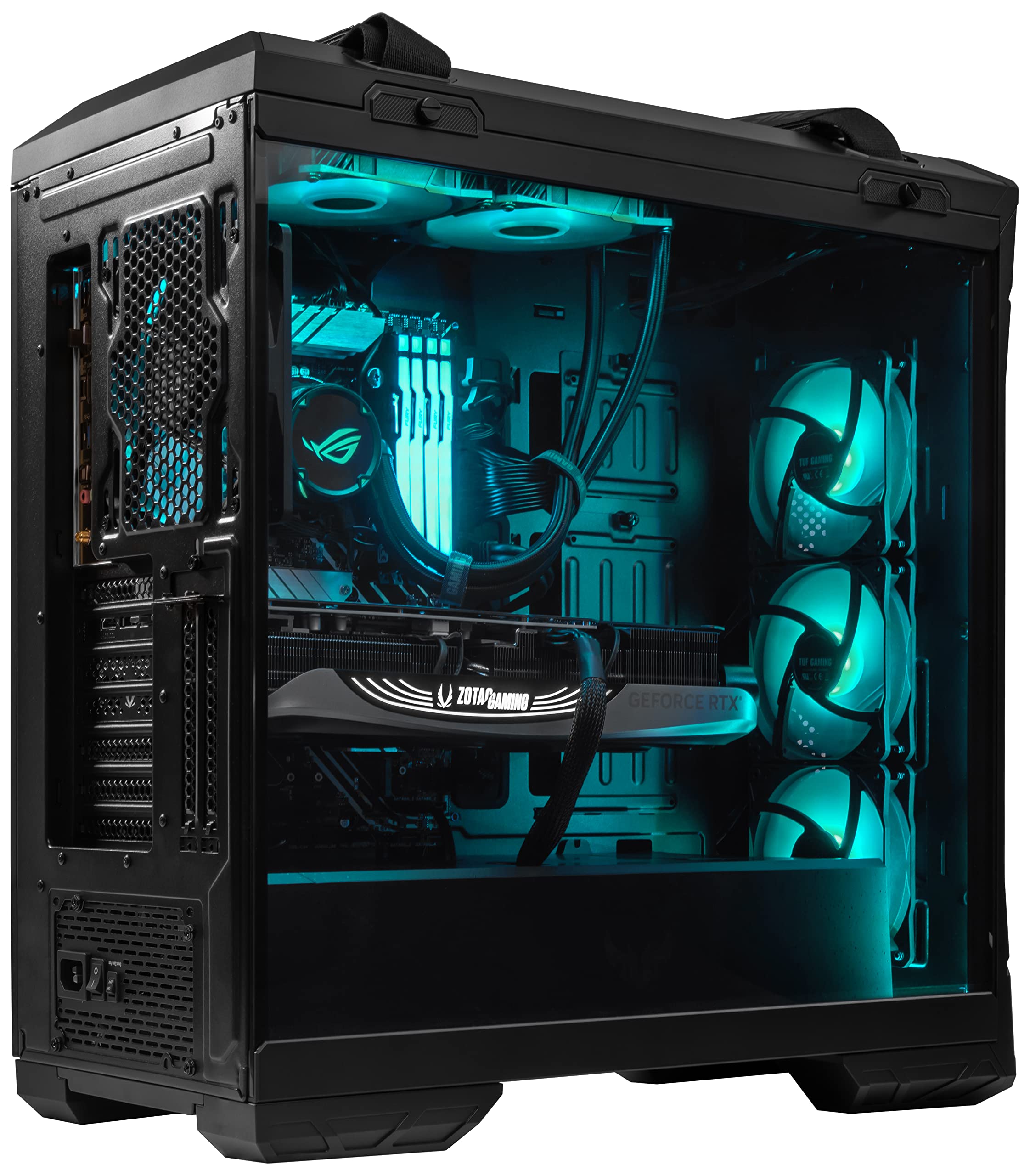 ArsenalPC GT501 Liquid Cooled Gaming Desktop PC i9-13900KF 3.00GHz 24 core - RTX 4090 24 GB - 4TB NVMe + 2TB HDD - 128GB DDR5(4X32GB) - 1000W - Windows 11