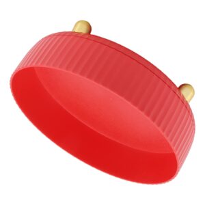 Zerodis 360 Degree Rotating Storage Rack Organizer, Red Plastic, 12-Inch Diameter