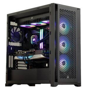 cobratype gaming pc - intel core i9-13900kf, rtx 4070, liquid cooled, 32gb ddr5 ram, 2tb nvme, windows 11 - gaming desktop