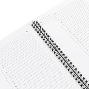 TRU RED Medium Soft Cover Project Planner Notebook, Black, 3/Pack (TR54989VS)
