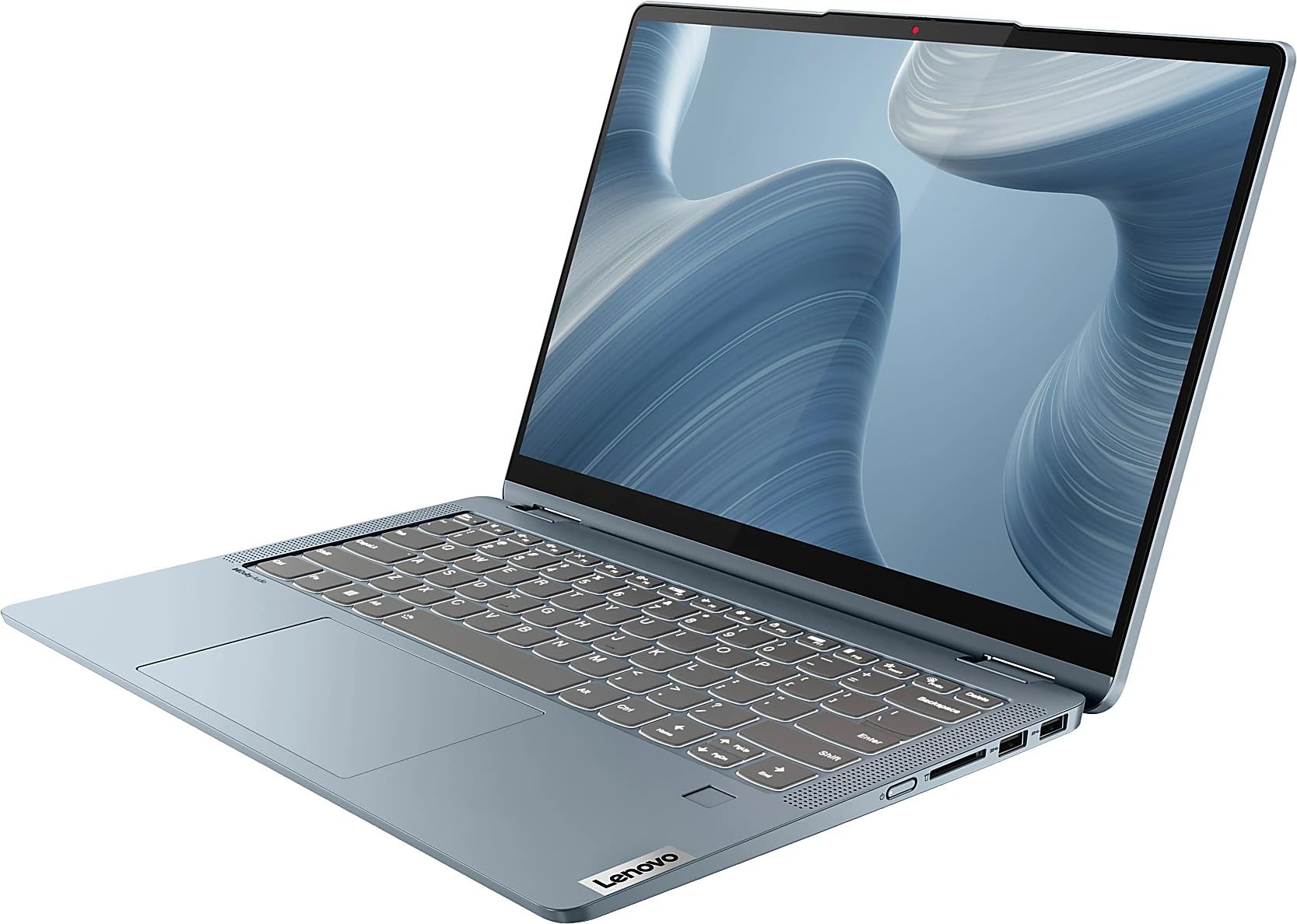 Lenovo Flex 7 Touch 2-in-1 Laptop in Stone Blue Intel (10-core) i7-1255U up to 4.7GHz 16GB DDR4 512GB SSD WiFi + BT 14in 2.2K Backlit Keyboard HDMI W11 Pen iSlik (Flex7 - Renewed)