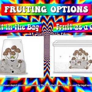 Booming Acres | The Magical 5lb All-in-One Mushroom Grow Bag | Mushroom Grow Kit | Harvest Your own Happiness | Discover The Magic of Growing Mushrooms - 5lb Grow Bag Mushroom Starter Kit