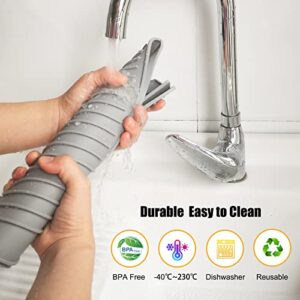 Queceuy Silicone Drainage pad, Sink, Kitchen Faucet, Splash Proof pad, Multifunctional Sink, Drainage countertop, Splash Proof -2 Pieces