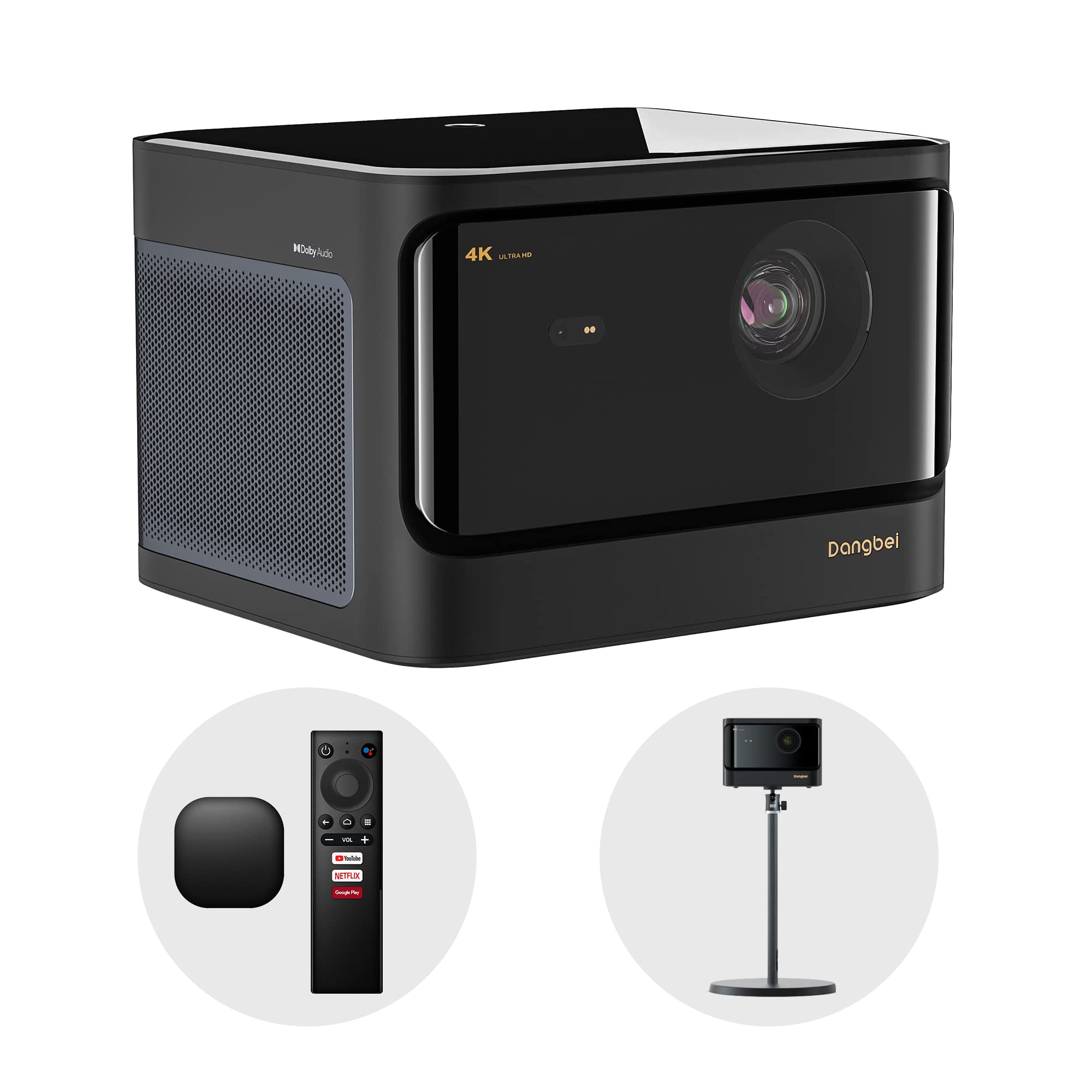 Dangbei Mars Pro 4K Projector & Floor Stand & Streaming Dongle