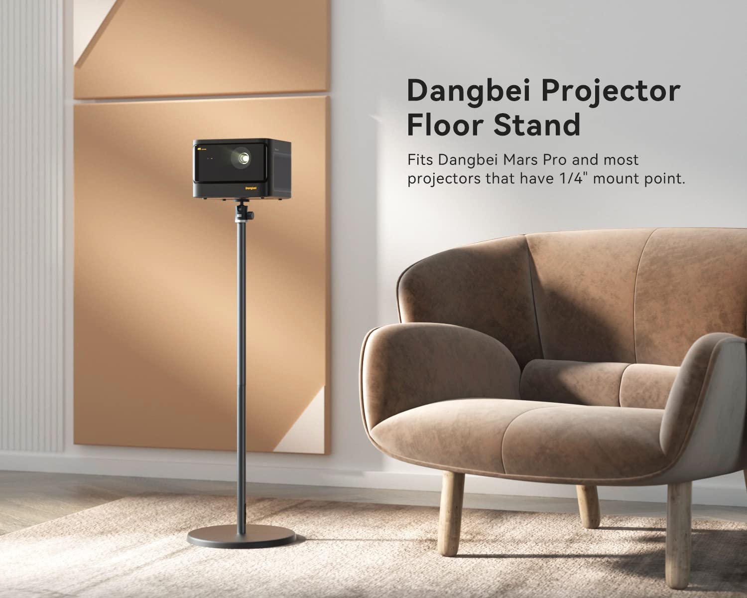 Dangbei Mars Pro 4K Projector & Floor Stand & Streaming Dongle