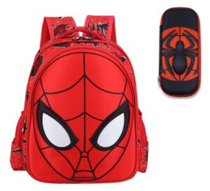 fairi boy backpack 2pc kids backpack 3d comic elementary anime backpack waterproof lightweight kids bookbags for boys girls