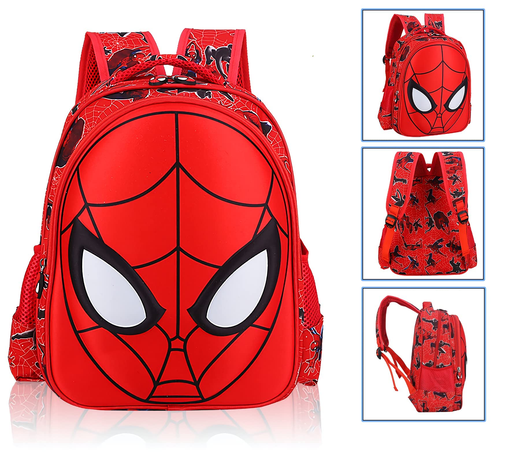 FAIRI Boy Backpack 2PC kids backpack 3D Comic Elementary anime backpack Waterproof Lightweight Kids Bookbags for Boys Girls