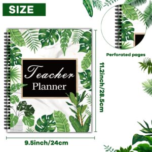 Eucalyptus Teacher Planner 2023-2024 Boho Lesson Planner School Year Lesson Plans Book 9''X11'' Colorful Stickers New Undated Teacher Lesson Planner For Classroom or Homeschool (color, 135 pages)