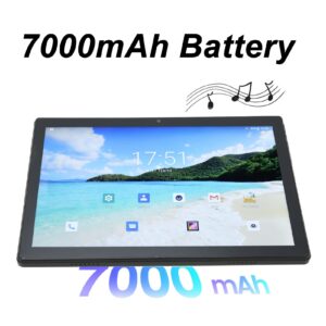 Zyyini 10.1 Inch Tablet for Android 12, 8GB RAM 256GB ROM MT6755 Octa Core Kids Tablets,8MP 16MP Camera,7000mAh Battery,4G LTE Gaming Tablet for Kids Adults