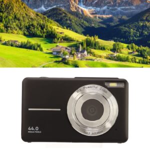 Digital Camera, HD 1080P Pocket Digital Camera with 2.4 Inch IPS Display, Compact Point and Shoot Camera Support 16X Digital Zoom, Portable Video Camera for Beginners, Kids (Black)