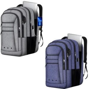 lckpeng extra large backpack, big 17 inch laptop backpack, tsa travel laptop backpack, flight approved carry on backpack, large backpack for women men