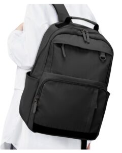 bergsalz black backpack for women men school bag mochilas escolares para niñas book bag college backpacks for women school backpack for girls boys backpack for college book bags