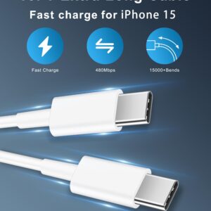 iPad Pro Charger iPad Fast Charger, 30W USB C Fast Wall Charger Blcok with 60W/3A 10FT Long USB C to USB C Cable for iPad Pro 12.9/11 inch, iPad 10th Generation, iPad Air 5/4th, iPad Mini 6