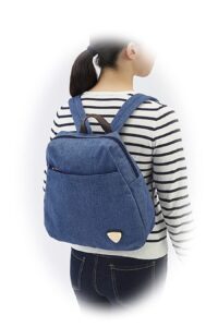 siki industries clara women's denim bag series backpack