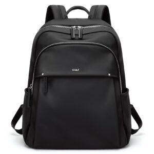 golf supags laptop backpack for women computer bag fits 14 inch notebook travel college work backpack purse (black)