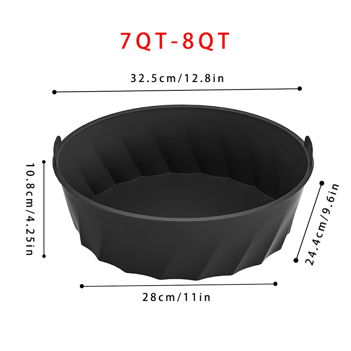 2 Pack Slow Cooker Liners fit Crock-Pot 7-8 QT Silicone Slow Cooker Divider Liners, Reusable Slow Cooker Crock Pot Divider Insert, Leakproof & Dishwasher Safe, BPA Free, Easy Cleanupking Liner