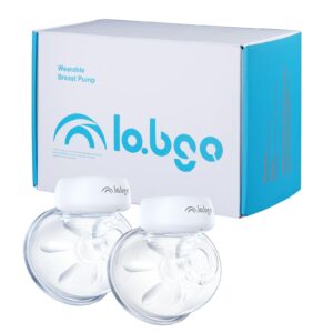 labigo portable electric breast pump - hands-free convenience with remote control and travel packaging 04