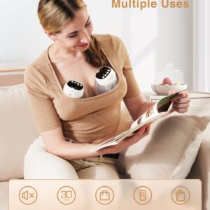 LABIGO Portable Electric Breast Pump - Hands-Free Convenience with Remote Control and Travel Packaging 04