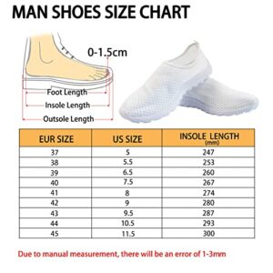 Summer Aesthetic Floral Shoes for Women Slip Resistant Athletic Shoes Without Laces for Youth Running Shoes Work Travel Lightweight Breathable Slip On Sneakers with Arch Support Mesh Slip On Shoes