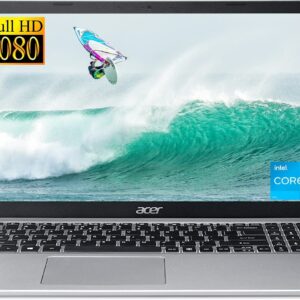 Acer Aspire 5 Laptop, 15.6" Full HD Display, 11th Gen Intel Core i3-1115G4 Processor, 4GB DDR4, 128GB NVMe SSD, WiFi 6, Windows 11 Home (S Mode)