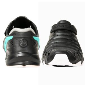 Crosskix 2.0 Composite Foam Slip-Resistant Athletic Outdoor Men's and Women's Tactical Water Shoes, Black/Turquoise, M9-W11
