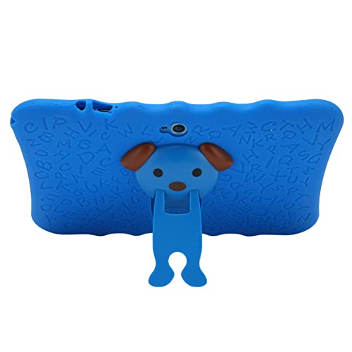 7 Inch Kids Tablet for Android 8.0, 5G WiFi and 5.0 BT, 1960 x 1080 IPS HD Tablet with Case and Stand for Kids, Quad Core CPU, 4GB 32GB, 2MP + 5MP, Education, Entertainment (Blue)