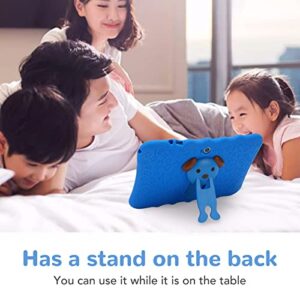 7 Inch Kids Tablet for Android 8.0, 5G WiFi and 5.0 BT, 1960 x 1080 IPS HD Tablet with Case and Stand for Kids, Quad Core CPU, 4GB 32GB, 2MP + 5MP, Education, Entertainment (Blue)