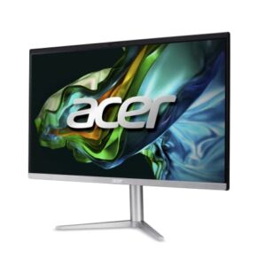 Acer Aspire C24-1300-UR31 AIO Desktop | 23.8" Full HD IPS Display | AMD Ryzen 3 7320U Quad-Core Processor | AMD Radeon 610M Graphics | 8GB LPDDR5 | 512GB PCIe SSD | Wi-Fi 6E | Windows 11 Home,Black