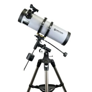 SpectrumOI Telescope for Adults and Kids, 130m (5.12") Reflector Telescope for Adults, portable kid reflector telescope for adults astronomy beginner for stargazing, manual German Equatorial Telescope