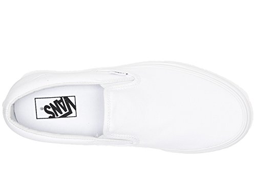 Vans Slip On, True White, Size 5 Men/ 6.5 Woman, 6.5 Women/5 Men