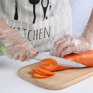 CHEFNENO Disposable Food Prep 700 Gloves (350 Pair) Plastic Disposable Gloves Kitchen Cooking Cleaning Food Handling Gloves (700 PCS)