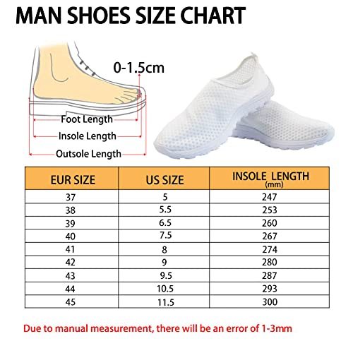 Skeleton Vintage Rose Summer Athletic Shoes for Youth Easy to Wear Mesh Shoes Unisex Athletic Walking Shoes for Women Men Walking Loafers Vacation Beach Slip Resistant Hands Free Sneakers Sports Shoes