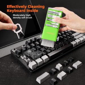 Laptop Screen Keyboard Cleaner Kit, Electronics Cleaning Tool for MacBook iPad iPhone Pro, Brush Tool for Tablet, Computer, PC Monitor,TV Camera Lens with Patent Light Green