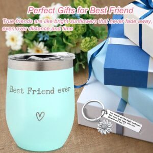 SHOW-YA Bestie Gifts for Women - Gifts for Bestie,Sister,Friends,Work Bestie - Birthday Gifts for Bestie,Best Friend Friendship Gifts for Bestie Sister,12oz Coffee Cup(Mint)