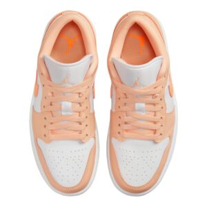 NIKE Jordan 1 Low Women Sunset Haze/Bright Citrus DC0774-801 11w