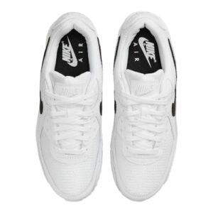 Nike Women's Air Max 90 Shoe, Snake White/Black Sz 8