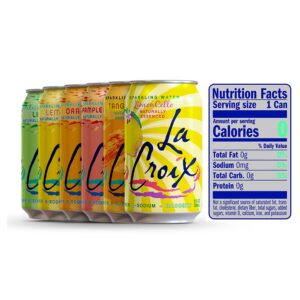 LaCroix Sparking Water, Summer Citrus Variety 24-Pack, 6 Citrus Flavors, 4 of Each, 12 Fl Oz Each