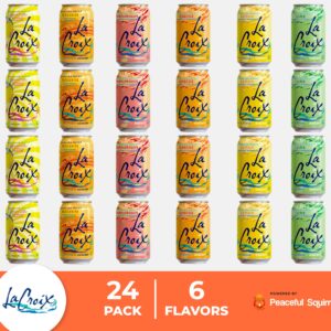 LaCroix Sparking Water, Summer Citrus Variety 24-Pack, 6 Citrus Flavors, 4 of Each, 12 Fl Oz Each