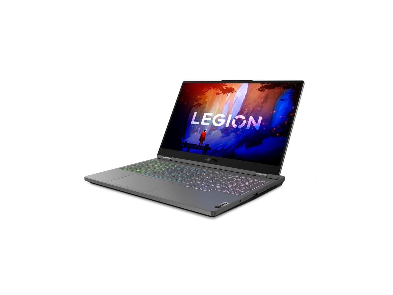 Lenovo 2022 Legion 5 15ARH7H, 15.6" 165 Hz IPS, Gaming Laptop, AMD Ryzen 7 6800H, 32GB RAM 1TB Storage, NVIDIA GeForce RTX 3060 Laptop GPU, Wi-Fi 6E, Bluetooth 5.2, Win11, Storm Grey, W/GaLiMu