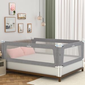 zxyculture premium bed rail for toddlers, height adjustable toddler bed rails, protective baby bed rail guard for secure sleep, extra tall bed rails for queen king full twin bed