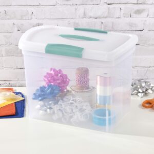 Sterilite Large Nesting ShowOffs (6-Pack) and Sterilite Deep Clip Box (4-Pack) Storage Bins