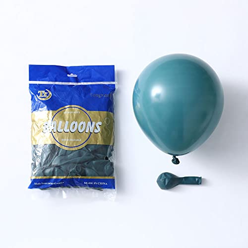 BALONAR 135Pcs Cow Boy Dusty Blue Balloons Arch Garland Kit with 18/10/5inch Sand White Coffee Cow Print Farm Animal Gold Balloons for Boy Birthday Party Baby Shower Birthday Supplies (Dusty Blue)